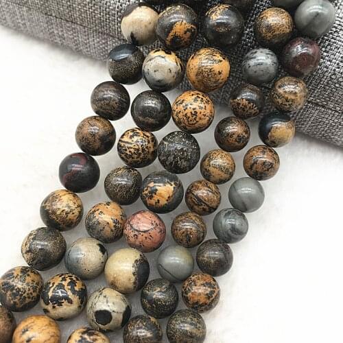 Wholesale Natural Stone Beads Loose Spacer Stone Beads For Jewelry Making DIY Bracelet Necklace 6mm 8mm 10mm Strand 15.5'' #20