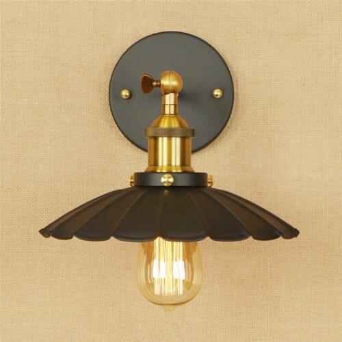 Industrial Vintage LED Wall Light Iron Adjust Bedroom Wall Lamp Edison Loft Decor Antique Lights Wall Sconce Home Lighting