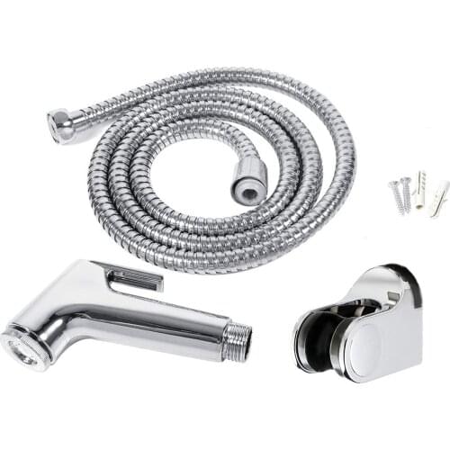 1set Toilet Handheld Sprayer(ABS) for Toilet, Full Pressure & Leakproof Cloth for Feminine Wash, Baby Washer & Bathing Pet