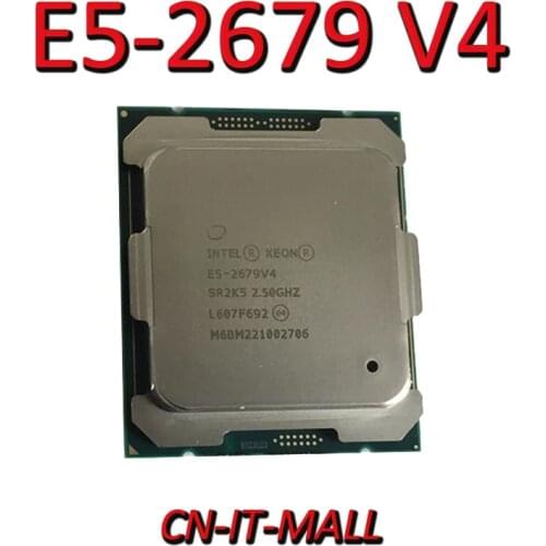 Pulled E5-2679 V4 Server cpu 2.5G 50M 20Core 40 Thread LGA2011-3 Processor