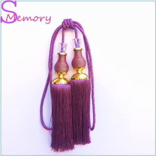 Imitation vase Europe Curtain Tassel Tieback Clips Buckle Hanging Ball Tie Back Straps Holders Accessories Home Decoration
