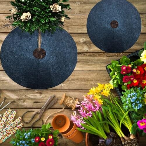 12pcs Gardening Ground Cloth Weed-proof Non-woven Cloth Grassland Membrane Breathable Moisturizing Degradable Orchard Cover