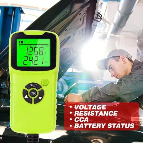 12V Car Battery Tester Analyzer 100-1700 CCA Auto Battery Load Tester Analyzer for lead-acid battery 4 Colors