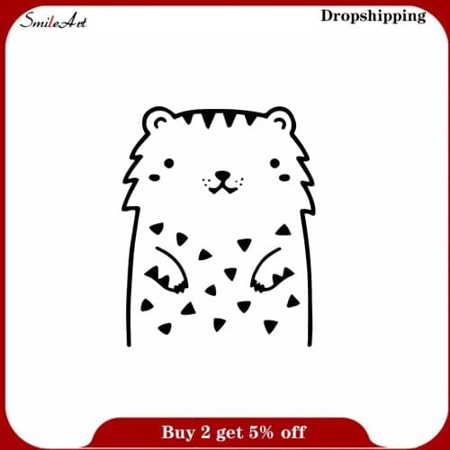 3D animal Wall Stickers Modern Fashion Wall Sticker vinyl Stickers Home Decoration Wallpaper