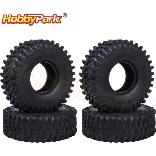 4PCS RC Crawler Tires 1.9 Tires 120mm 4.7 Inch Outer Diameter Foam Inserts for Traxxas TRX4 Axial SCX10 90047 All Terrain Tyres