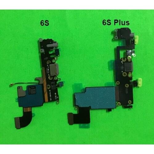50pcs Charger Charging Port Dock For iPhone 6 6G/ 6P/ 6S/ 6S Plus 4.7" 5.5" USB Connector Headphone Audio Jack Flex Cable