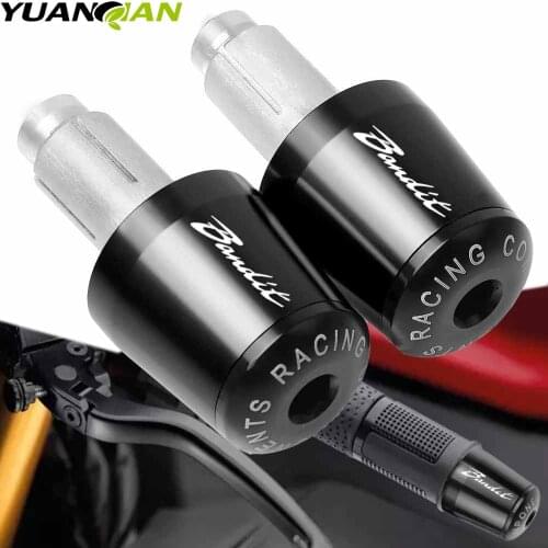 For SUZUKI Bandit 1250 250 400 650 GSF650 bandit 1200 BANDIT250 Motorcycle Accessories Handlebar Hand Grips Handle Bar End Cap