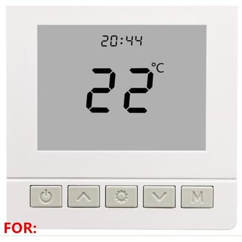 Electric Floor Heating Electric Heating Film Thermostat Intelligent 20A High Power Switch Programmable Lcd Panel