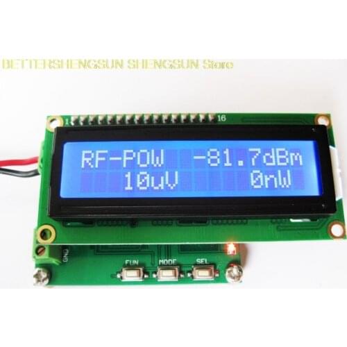 RF power meter 0-500Mhz -80~10 dBm Can set the RF power attenuation value