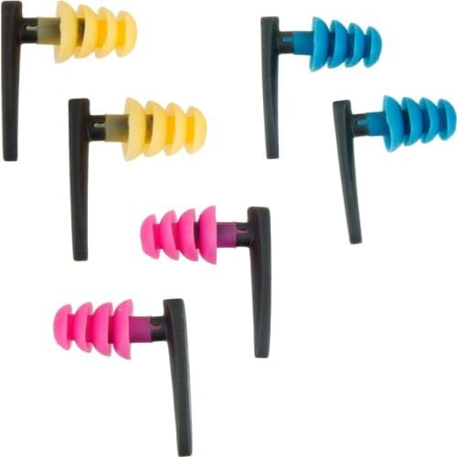 Swimming Diving Soft Ear Plugs Pool Sea Trainning Earplugs w/ Case for Underwater Swimming Earplug Accessories