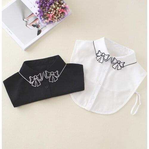 New Arrived Women sweater Women Adult Fake Collar Fashion Solid Color Cheap&High Quality Styles Women Lapel Fake False Collar