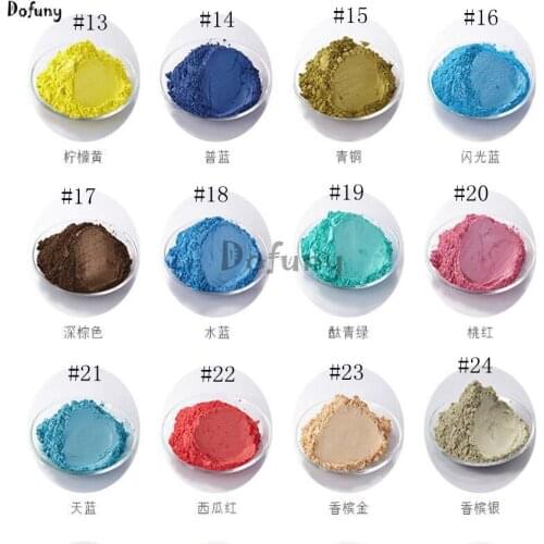 Many Colors Pearlescent Powder Pigment for Car Paint Nail Polish Mica Glitter Pearl Powder Cosmetic Flash Dust