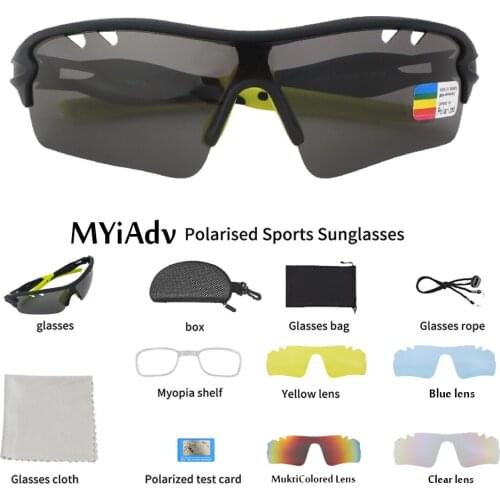 Professional Polarized Bicycle Sunglasses Bike Goggles Riding Outdoor Sport UV400 With 5 Lens Cycling Glasses Eyewear Men Women