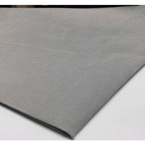 Gray Genuine pig split leather material wholepiece