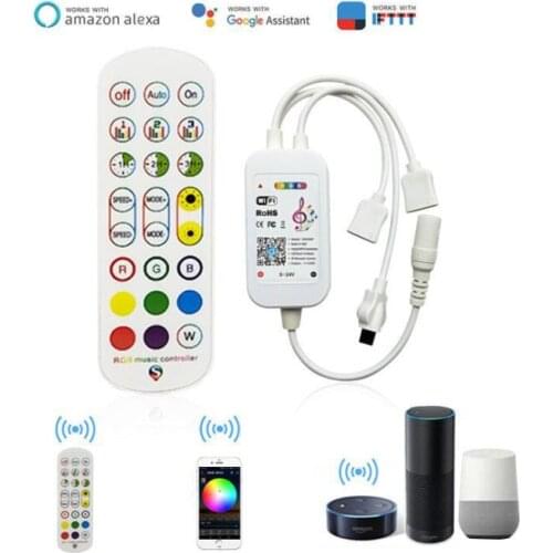 24-key WiFi Voice Smart Controller 5-24V App LED Controller