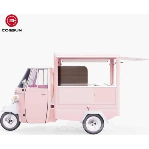 Customized design ape piaggio tricycle for sale flowers
