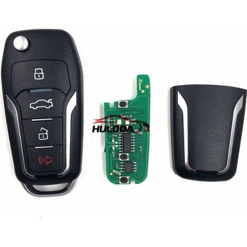 XKFO01 Xhorse VVDI2 Universal 4 Buttons Remote Car Key for Ford MINI Programmer VVDI Key Tool MAX English Version