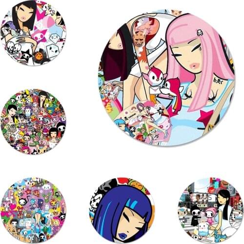 Japan Tokidoki Japanese Icons Pins Badge Decoration Brooches Metal Badges For Backpack Decoration