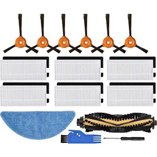 Replacement Parts Accessories Compatible for Yeedi K700 Robot Vacuum Cleaner Filters, Brushes, Mops