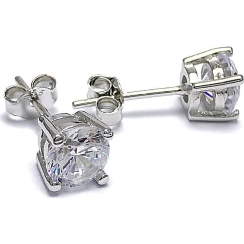 Women-Only Stone Silver Earrings-2020203