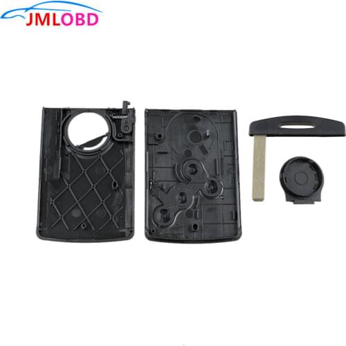 4 Buttons Smart Remote Key Blank With Key With Blade FOB Key Case ForRenault Koleos Clio Original Keys Shell