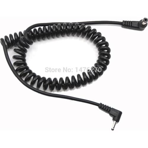 5.5*2.1 mm to 3.0*1.1 mm Spring cable power supply extension cord cable for Canon LP-E8 LP-E17 LP-E12 LP-E10 LP-E5 dummy battery