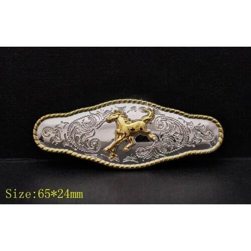 6X 65*24mm Gold Cowboy Western Horse Leathercraft Bridle Saddles Belt Conchos