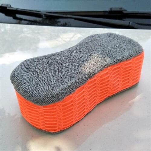 Car Home Wash Sponge 22X11X7cm Cleaning Honeycomb Coral Car Yellow Thick Sponge Block Car Supplies Auto Wash Tools Absorbent 2PC