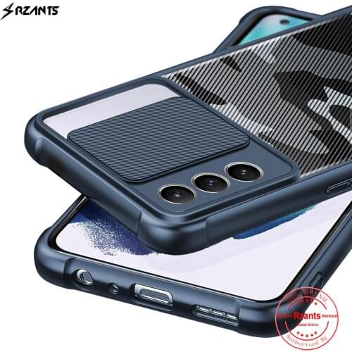 Rzants For Samsung Galaxy S21 S21 Plus S21 Ultra Phone Case Soft Camouflage Lens Hybrid Slim Crystal Clear Phone Casing
