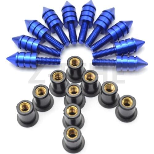 FOR 10 PCS CNC Universal motorcycle CNC aluminum Modified decoration moscrew Swingarm Sliders For HONDA CBR600F CBR 600 F3/F4/F4