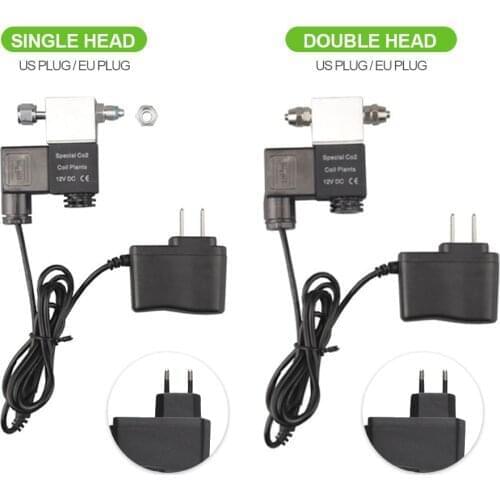 1.6W Aquarium Co2 Solenoid Valve Regulator 110V-220V Low Temperature Co2 Aquarium Fish Tank Electric Magnetic Valve