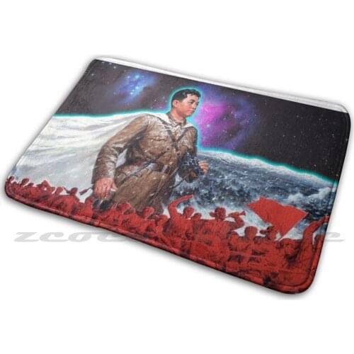 Kim Il Sung Mat Doorway Non-Slip Soft Water Uptake Carpet Dprk Kim Il Sung Juche Laborwave Communism Socialism Communist