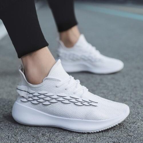 Sneakers Shockproof Comfortable Casual Shoes Men Breathable Man White Fashion Sneakers Mesh 2020 Sport Mens Hot Sale Causal