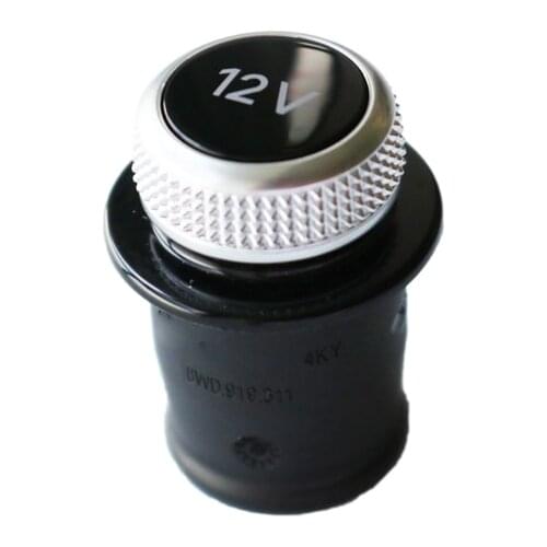 8WD919311 12V Chrome Plated Cigarette Lighter Plug Cover Decoration Accessories For VW Audi A3 A4 A5 A6L Q3 Q5 RS7