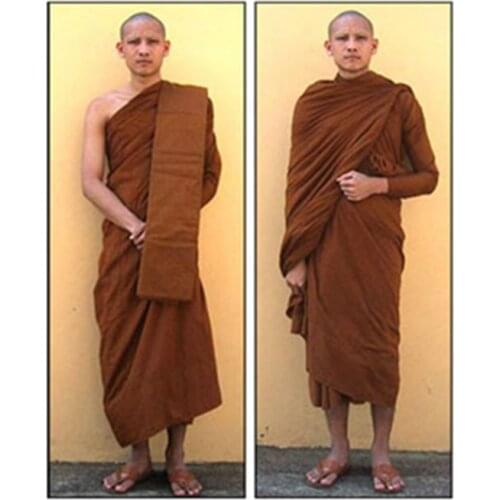 Thailand Forest Pie Theravada Buddhism Bhikkhu Monk Clothing Cotton Meditation Monk Cassock Buddhist Costume Monk Robes Thai