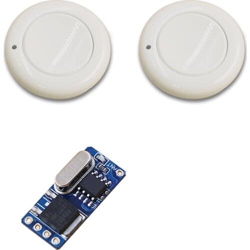 NewDC3.7V 4.5V 5V 6V 7.4V 9V 12V Small Volume RF Remote Control Switch Transmitter System Momentary Toggle Latched Learning Code