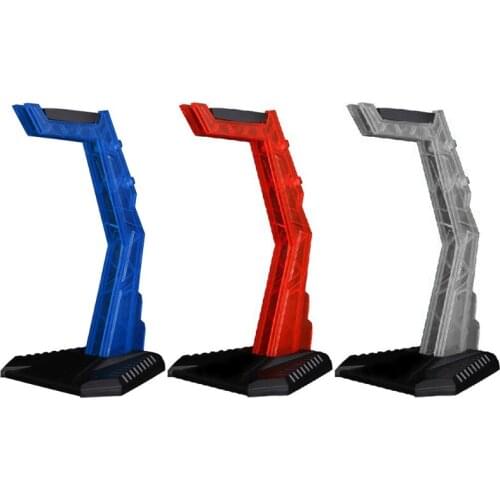 10.63in Height Headset Stand Head Phone Holder Solid Base Supporting Bar for All Headphone Size Solid Material ABS Frame