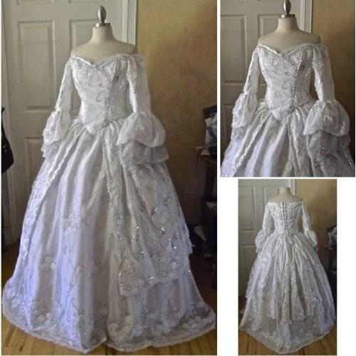 R-092 Victorian Gothic/Civil War Southern Belle loose Ball Gown Dress Halloween Vintage dresses Custom made