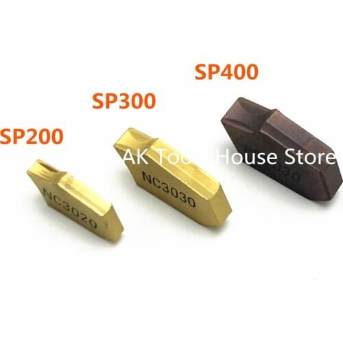 Grooving tool SP300 SP400 SP200 NC3020 NC3030 PC9030 new slotted and slotted carbide insert turning tool