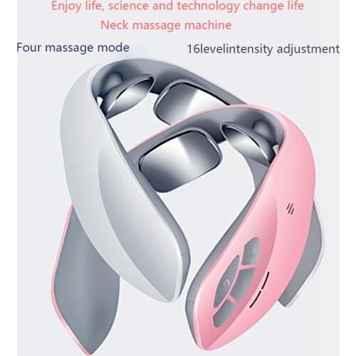 Intelligent Cervical Massager Household Electric Wireless Intelligent Remote Control Voice Prompt Pulse Shoulder Neck Massager