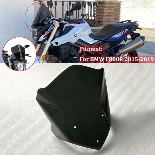 For BMW F800R F800 R 2015 2016 2017 2018 2019 Windshield Windscreen Wind Screen Shield Airflow Deflectors Accessories F 800R