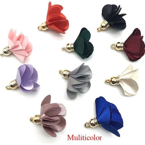 10pcs/bulk Vintage Flower Tassels Charms for Jewelry Making Tassels for Earrimgs Pompoms Flower Tassels Jewelry Accessories