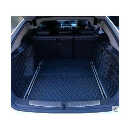 Top quality! Full set trunk mats for BMW 3 Series GT F34 328i 335i 2017-2012 waterproof boot carpet cargo liner,Free shipping