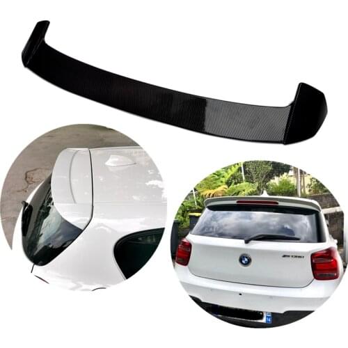 For New F20 F21 116i 120i 118i M135i 2012 to up high quality carbon fiber color ABS spoiler for BMW F20 F21 116i 120i 118i M135i