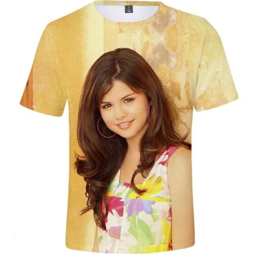 2021 Selena Gomez Singer 3d Printing T Shirt Women Tshirt Tee Shirt Femme Clothesp Poster MARK Lucas