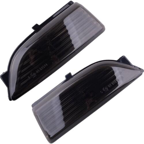 1 Pair Car Wing Smoke Lens Rear View Mirror Light Lamp Cover Fit for Ford Ranger T6 XL XLS XLT Pickup Everest 2016 2017
