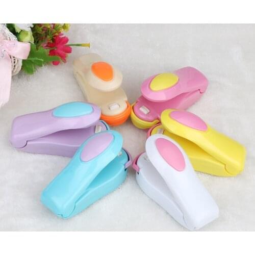 1 Pcs Mini Bag Sealer Kitchen Tools Household Tools Hand Held Sealer Food Seal Heat Sealing Machine Packing Plastic Bag Sealer