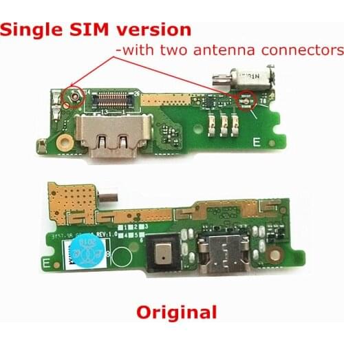 1x Original USB Charging Port Flex Cable For SONY Xperia XA1 G3121 G3125 G3112 Dock Charger Connector Board with Vibrator