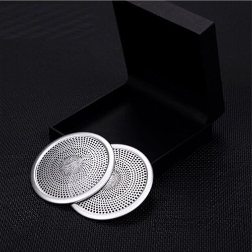 For Mercedes benz ML W164 GL GLE Class Accessories Aluminum alloy Car Door Door Speaker Cover Trim Sticker