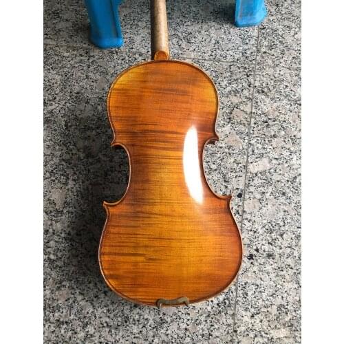 Free Shipping Copy Antonio Stradivari Model Violin 4/4 3/4 100% Italian retro Oil Varnish Handmade Violin with Canvas Case Bow